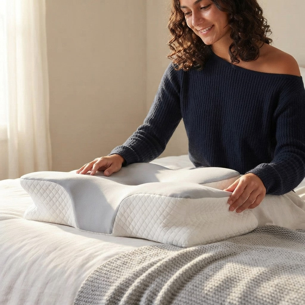 Velora Ergonomic Butterfly Memory Foam Neck Pillow