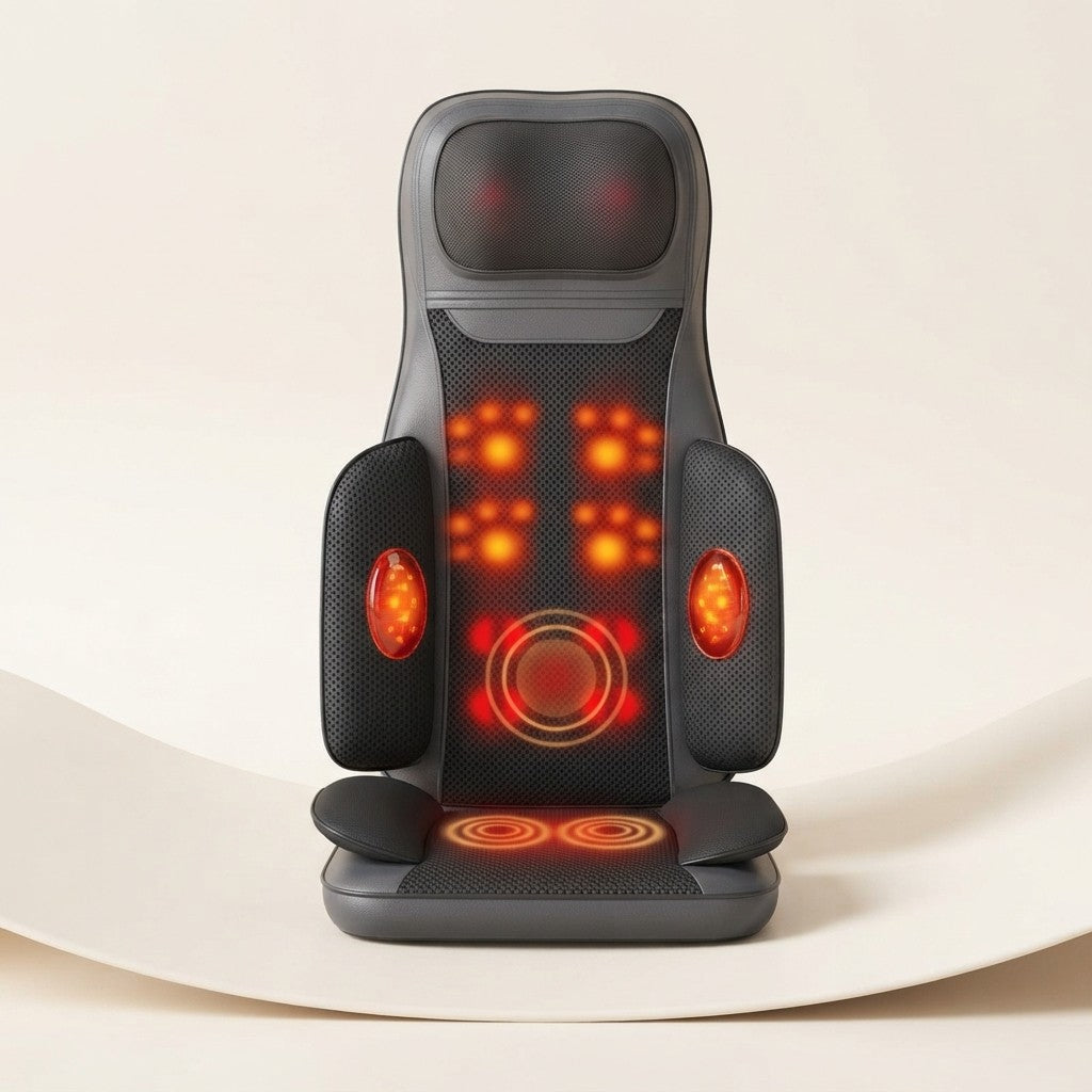 Velora Full-Body Heated Vibration & Shiatsu Massager Cushion