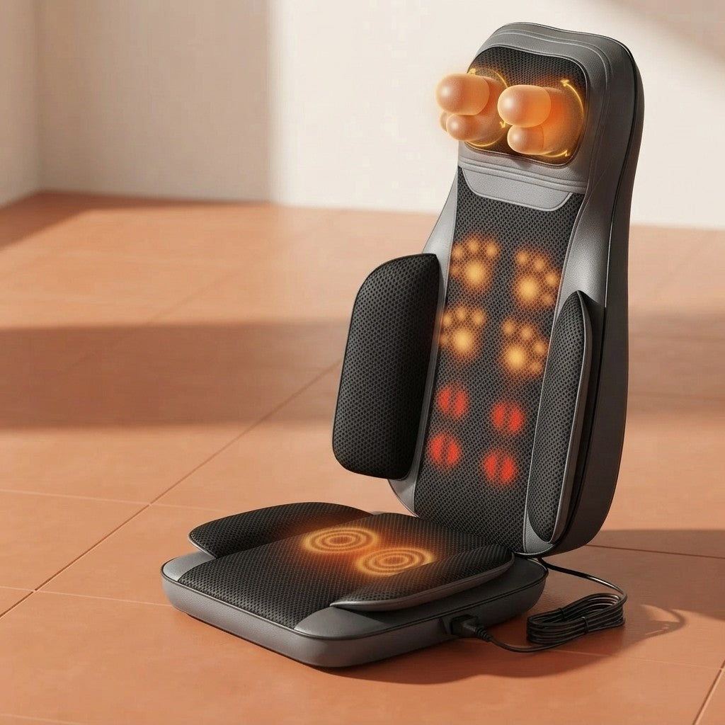 Velora Full-Body Heated Vibration & Shiatsu Massager Cushion