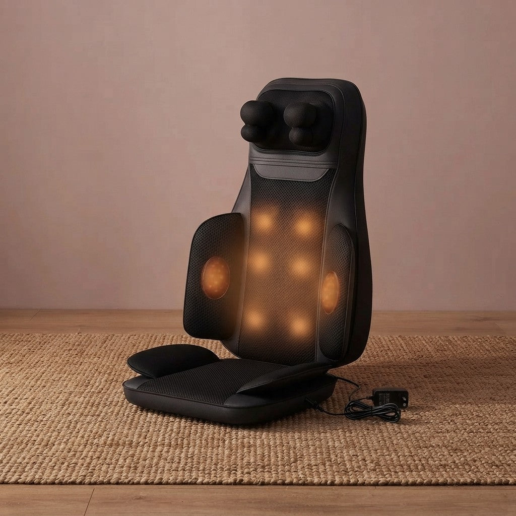 Velora Full-Body Heated Vibration & Shiatsu Massager Cushion